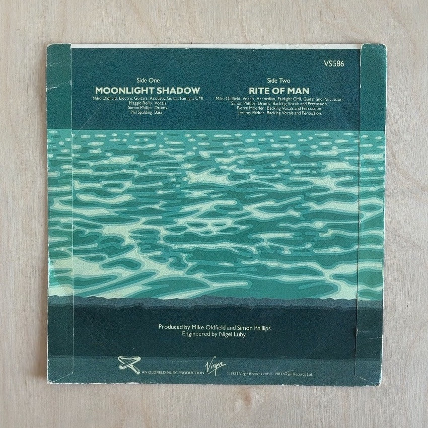 Mike Oldfield – Moonlight Shadow – back cover