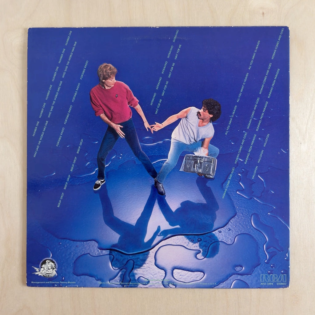 Daryl Hall & John Oates – X-Static – back cover