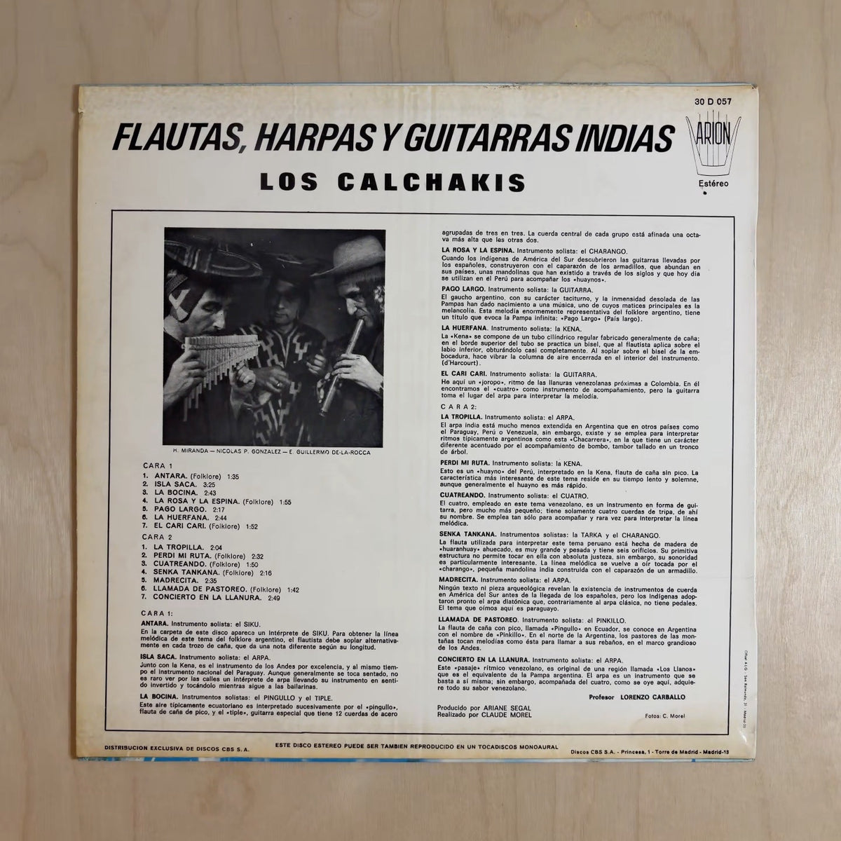 Los Calchakis – Flautas, Harpas Y Guitarras Indias