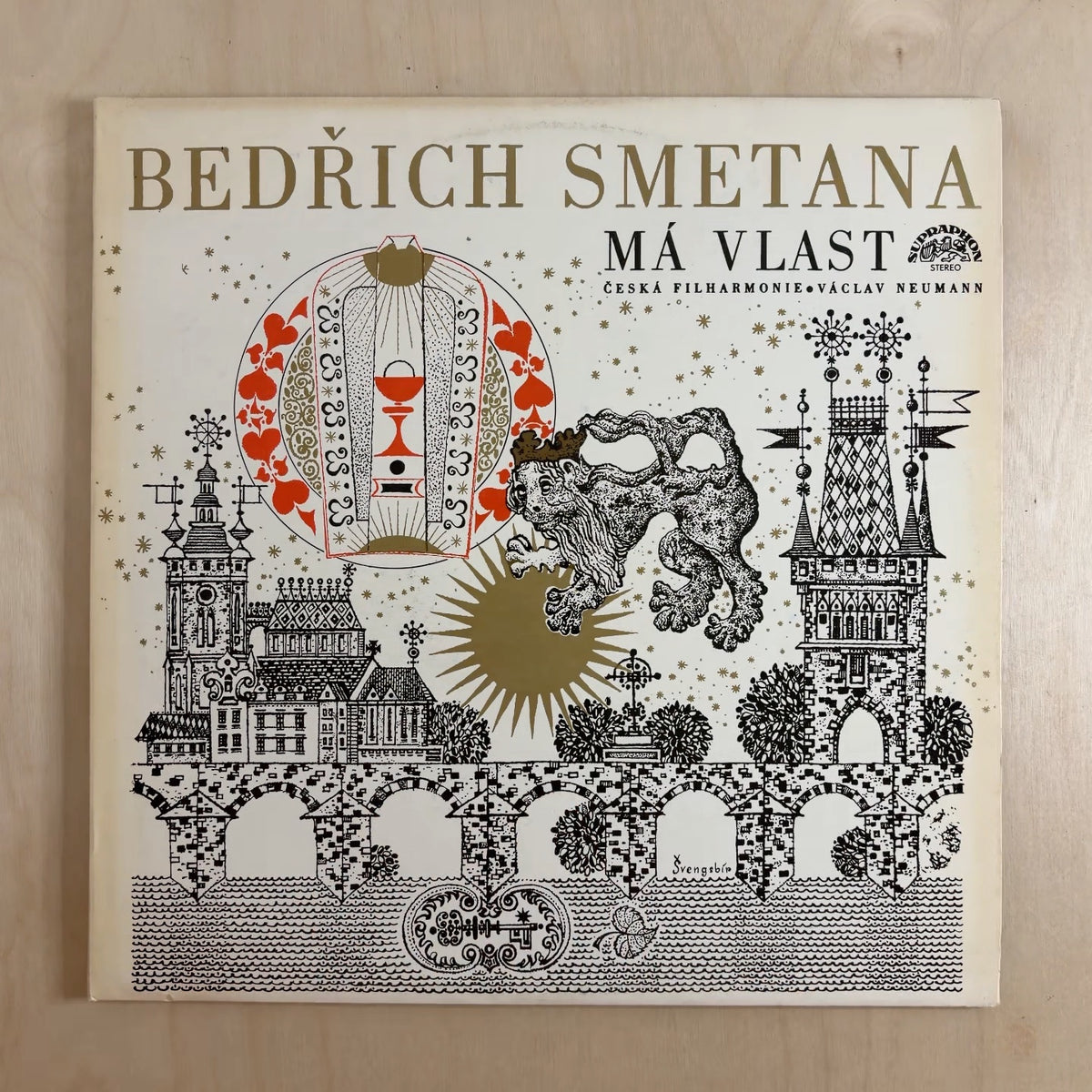 Bedřich Smetana, The Czech Philharmonic Orchestra, Václav Neumann – Má Vlast – front cover