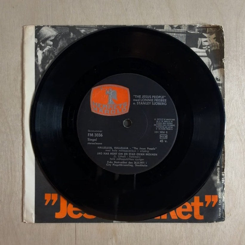 Jesus People Singers, Lonnie Frisbee, Stanley Sjöberg – "Jesusfolket" – record label