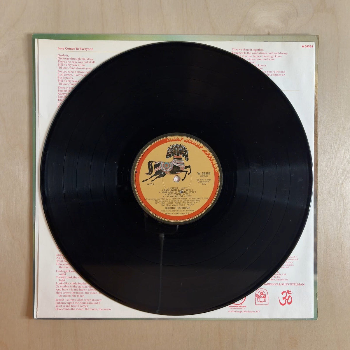 George Harrison – George Harrison – record label