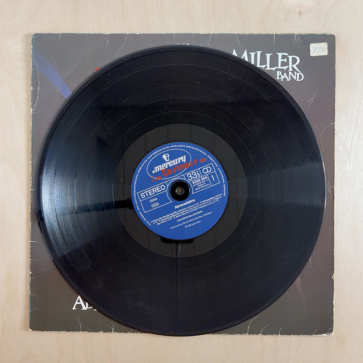Steve Miller Band – Abracadabra – record label