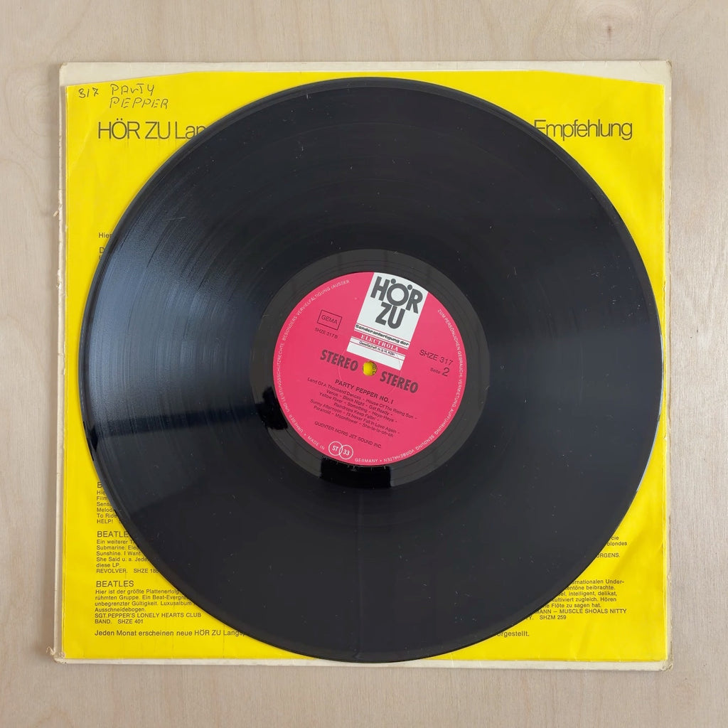 Günter Noris Jet Sound Inc. – Party Pepper No.1 – record label