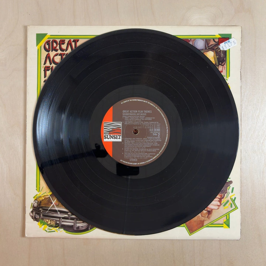 Various – Great Action Film Themes – record label