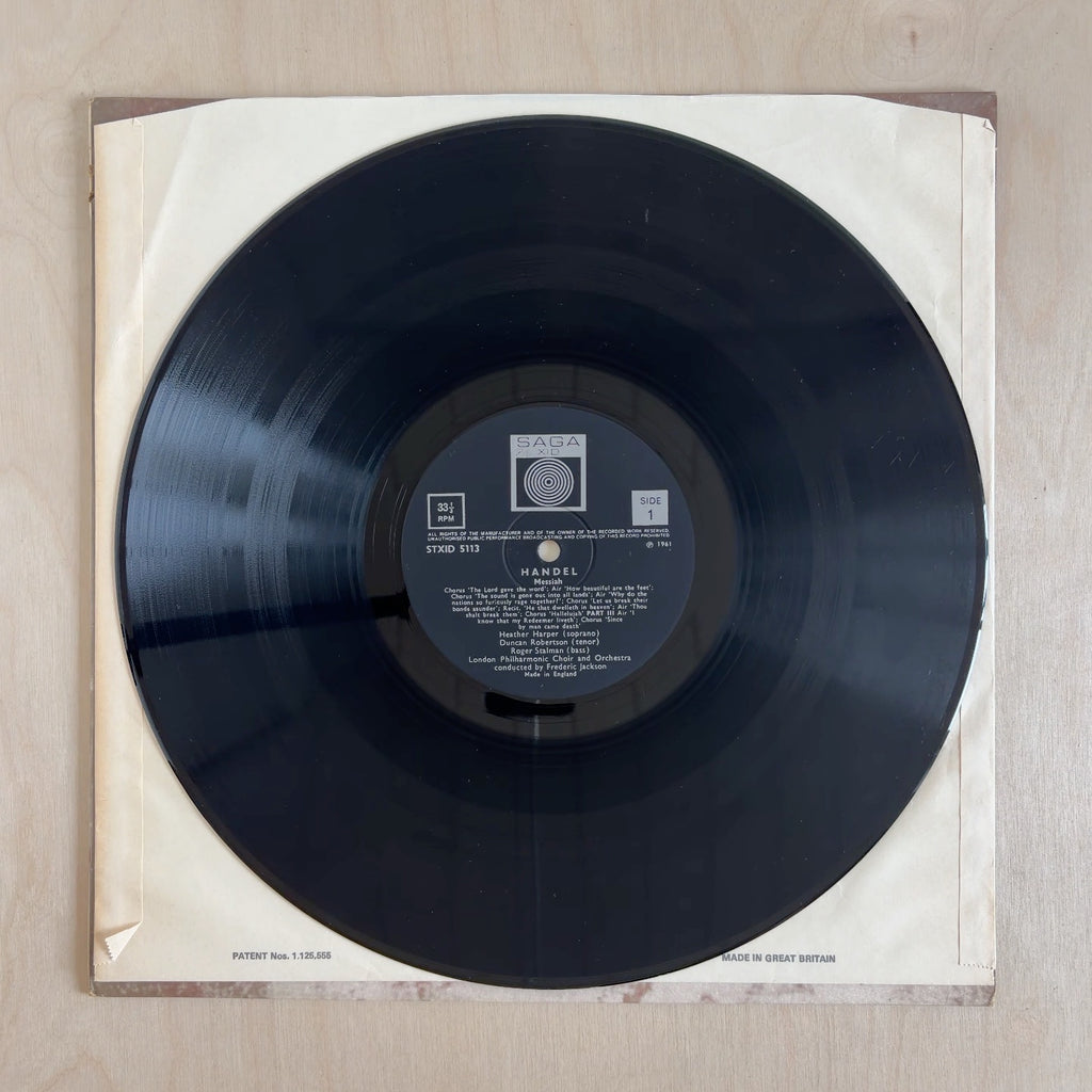 Georg Friedrich Händel – Messiah – record label