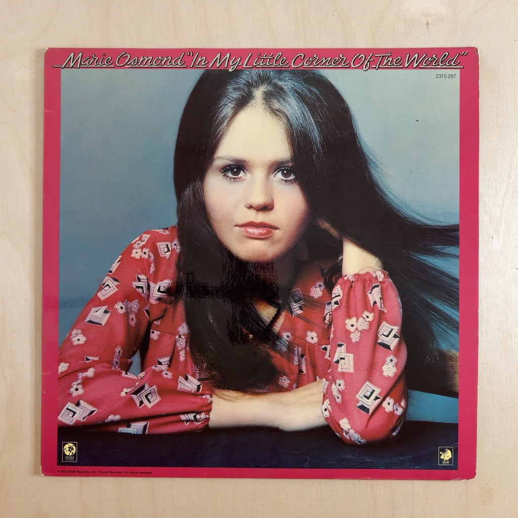 Marie Osmond – In My Little Corner Of The World – front cover