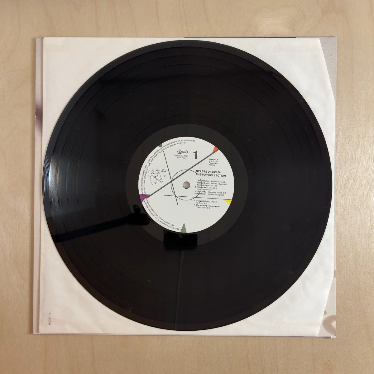 Various – Hearts Of Gold - The Pop Collection – record label