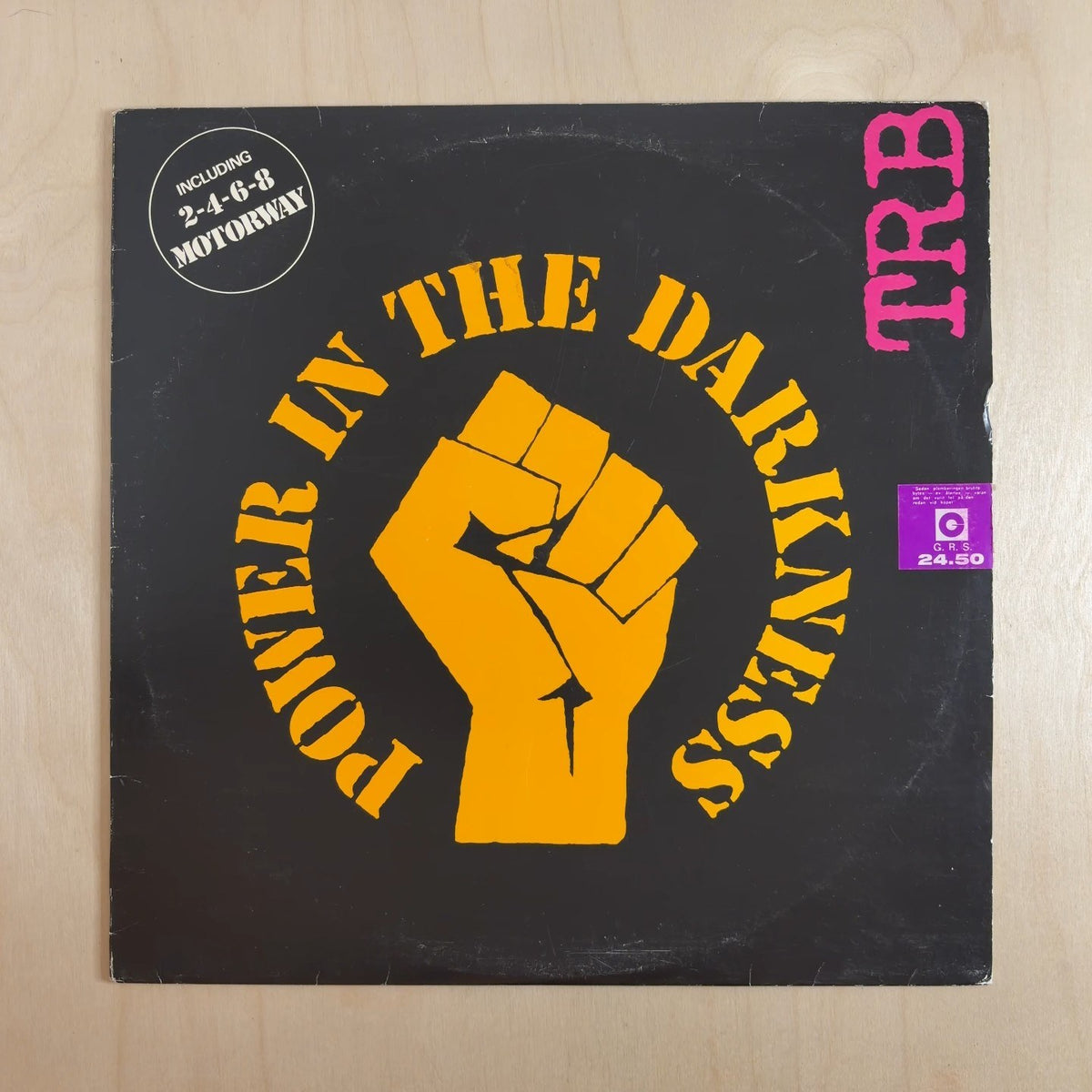 Tom Robinson Band – Power In The Darkness – front cover