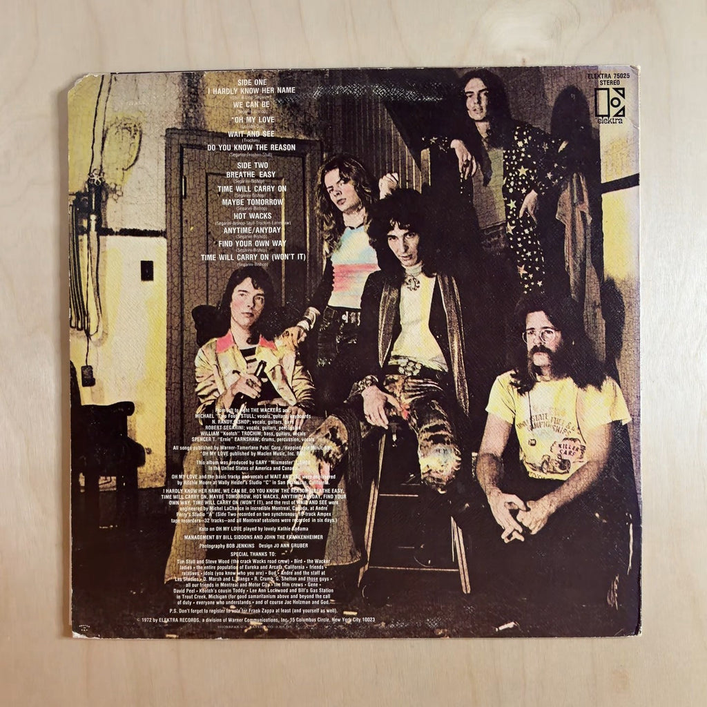 The Wackers – Hot Wacks – back cover