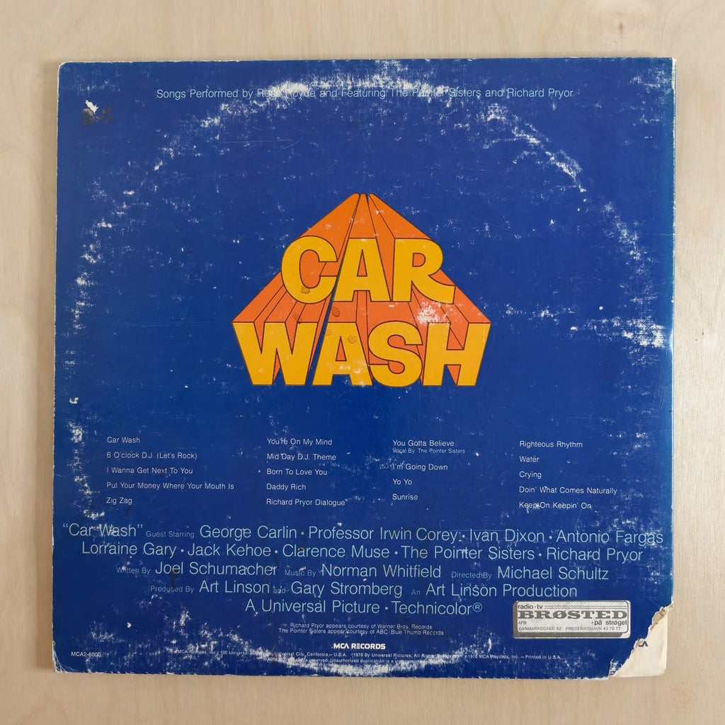 Rose Royce – Car Wash (Original Motion Picture Soundtrack) – back cover