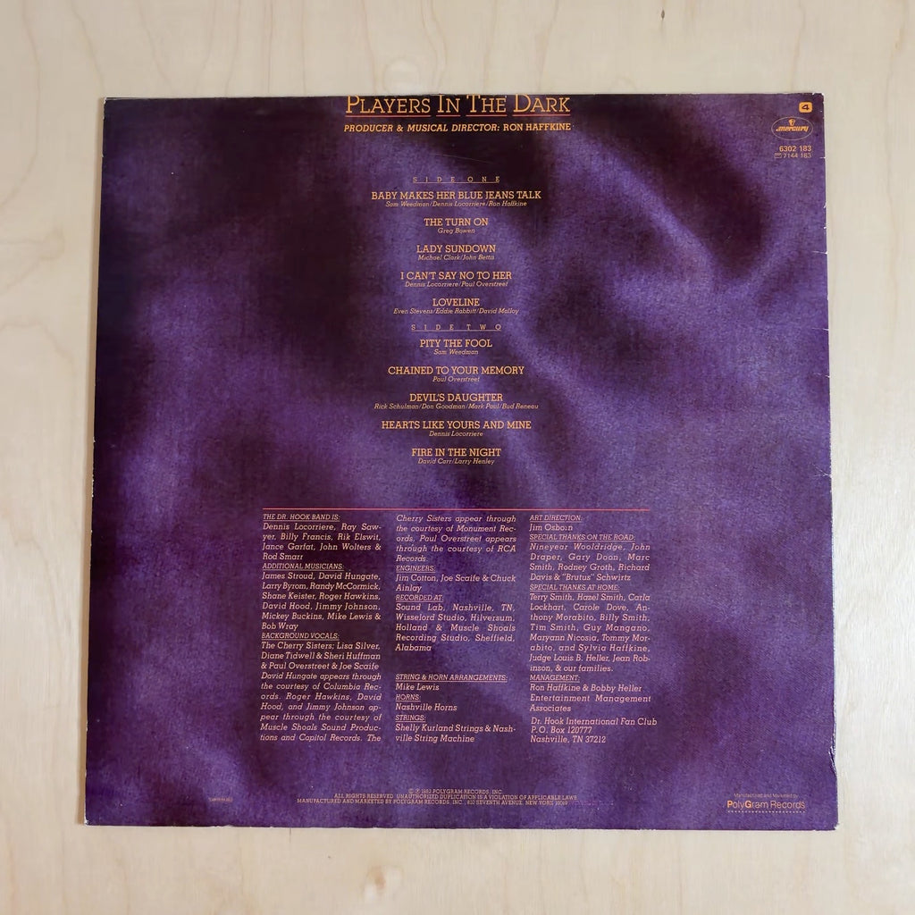 Dr. Hook – Players In The Dark