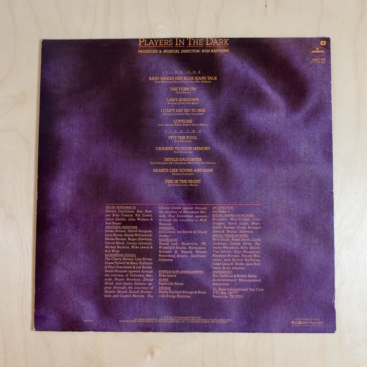 Dr. Hook – Players In The Dark