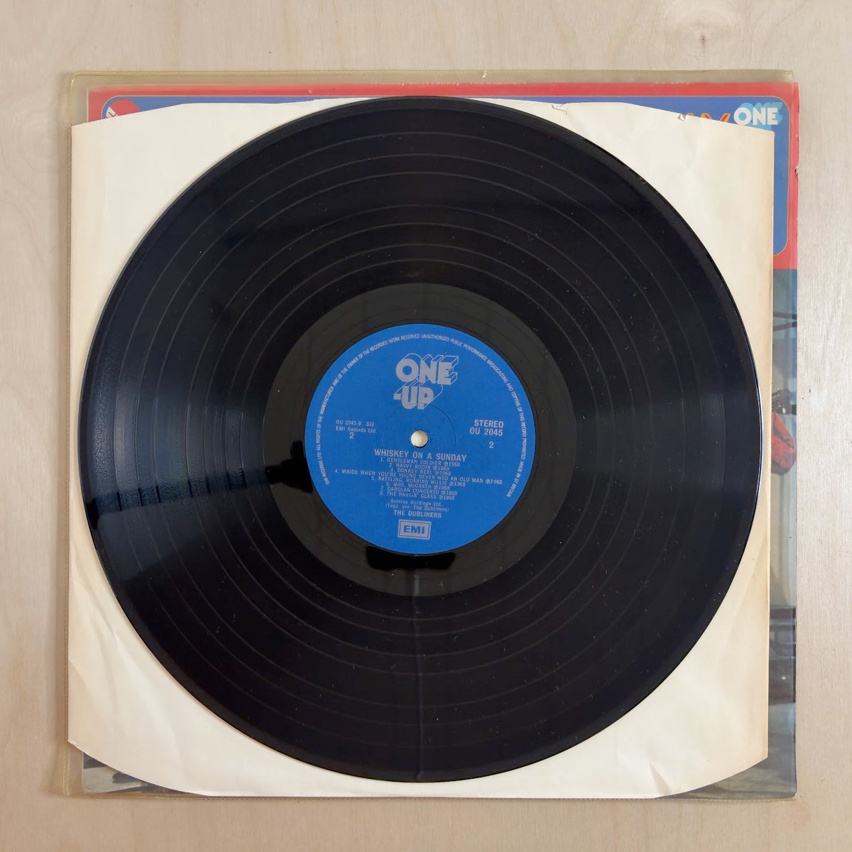 The Dubliners – Whiskey On A Sunday – record label