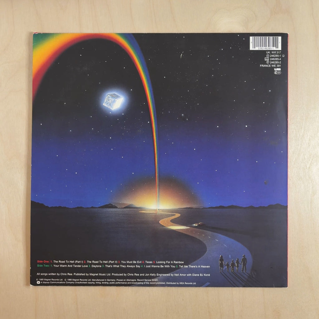 Chris Rea – The Road To Hell – back cover