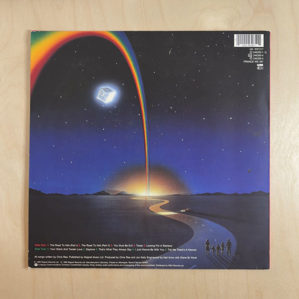 Chris Rea – The Road To Hell – back cover