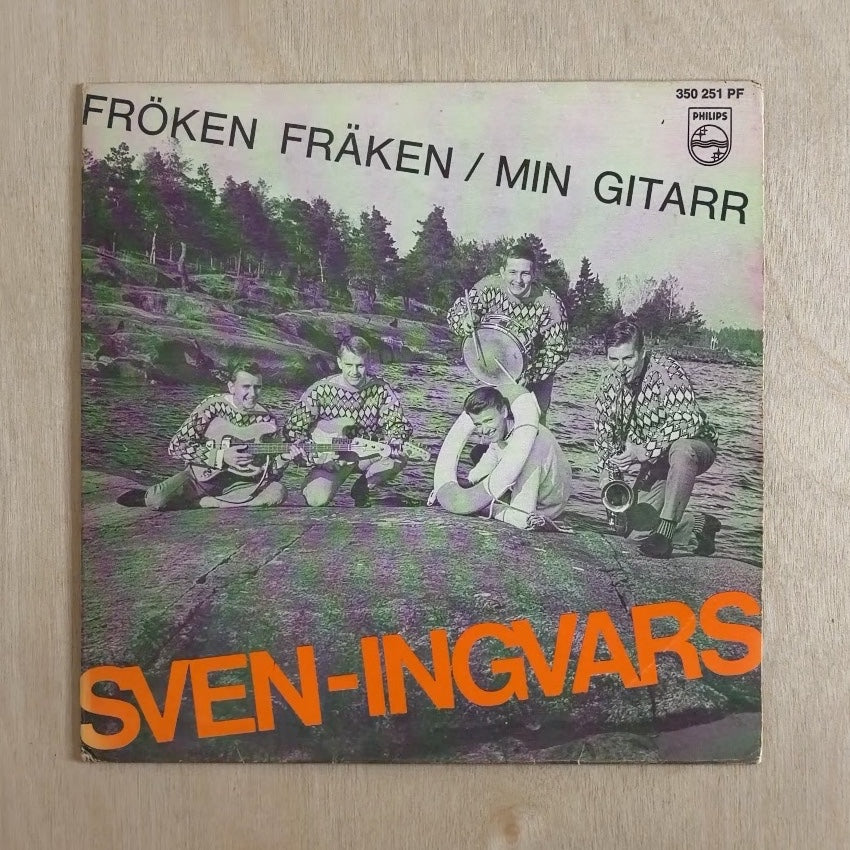 Sven-Ingvars – Fröken Fräken / Min Gitarr – front cover