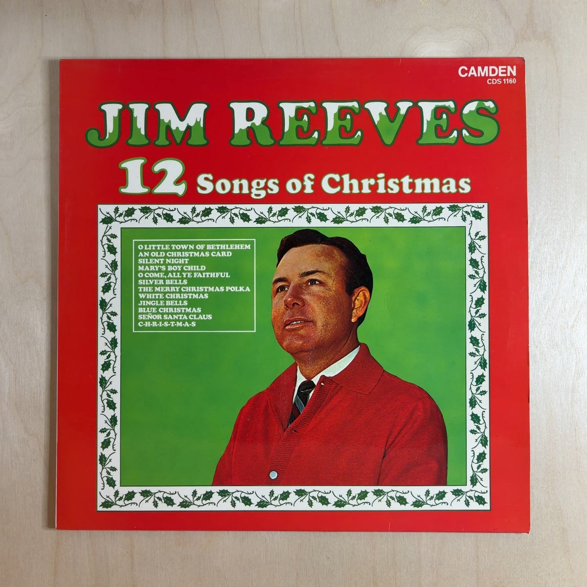 Jim Reeves – 12 Songs Of Christmas – front cover