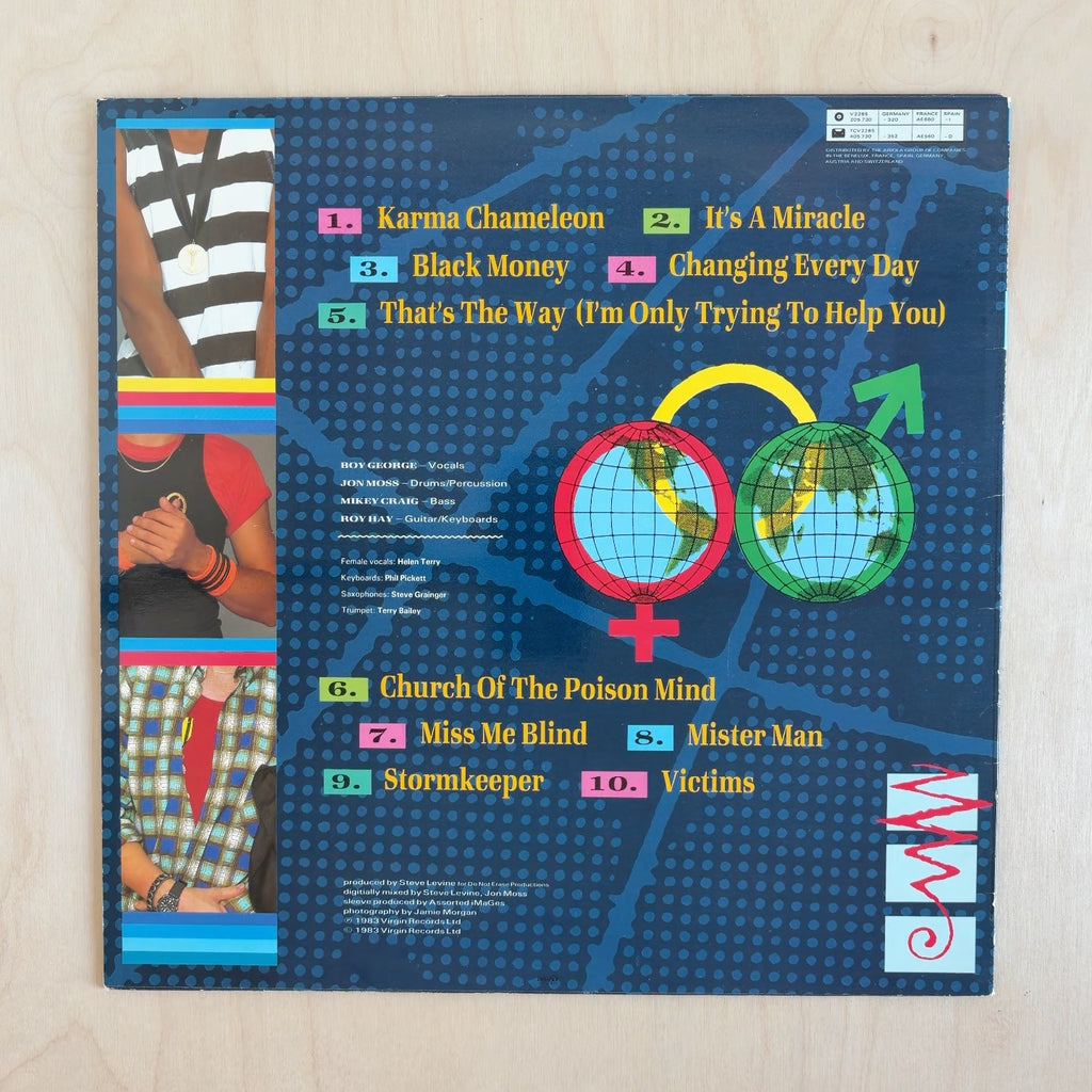 Culture Club – Colour By Numbers – back cover