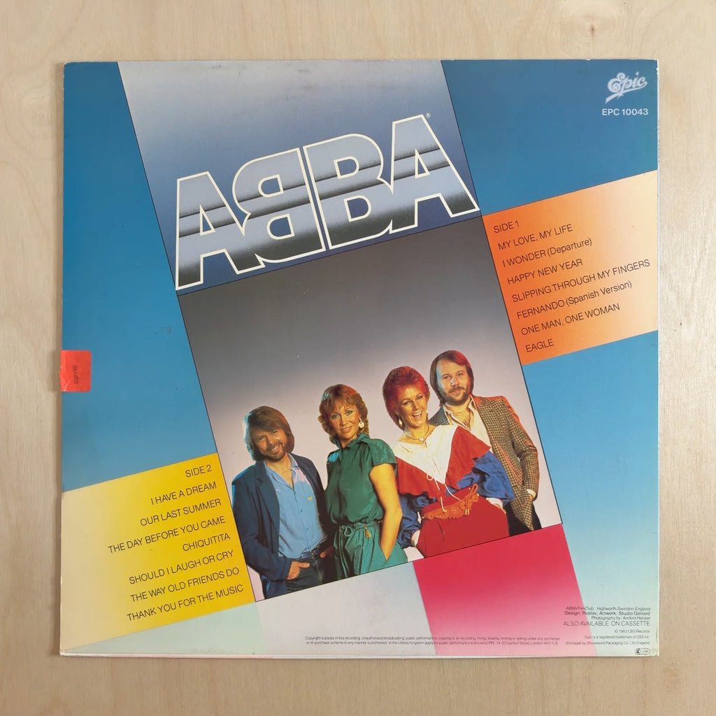 ABBA – Thank You For The Music – back cover