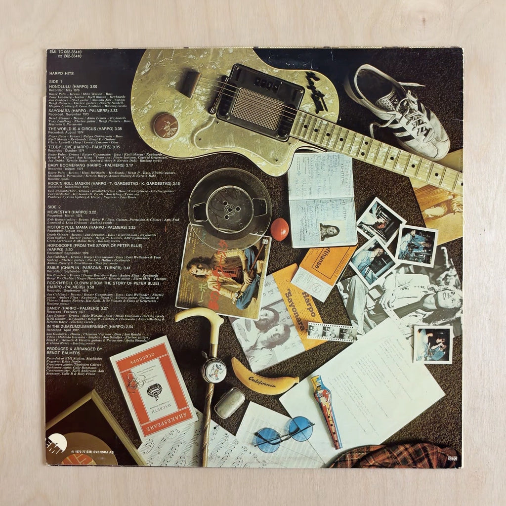 Harpo – Harpo Hits – back cover