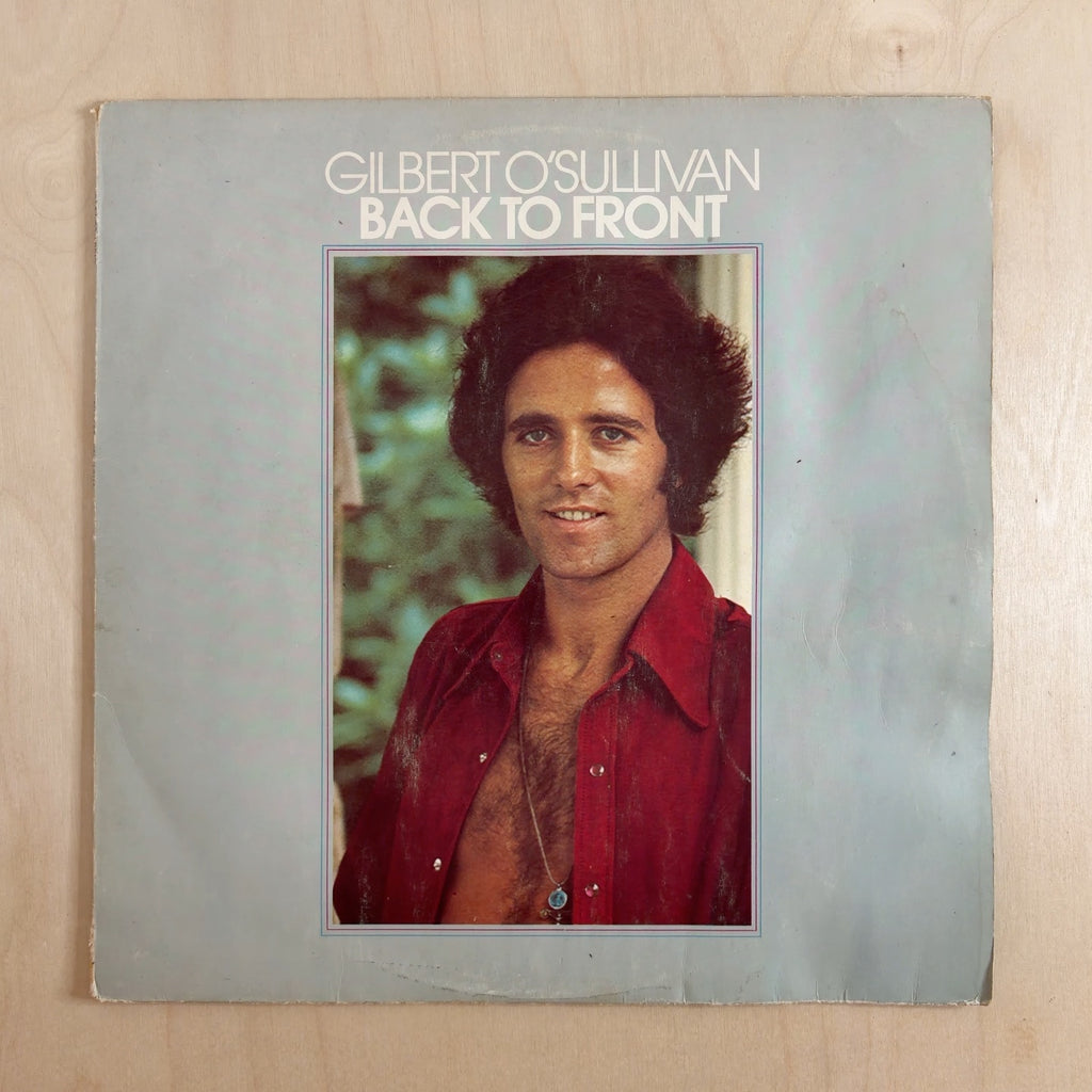Gilbert O'Sullivan – Back To Front – front cover