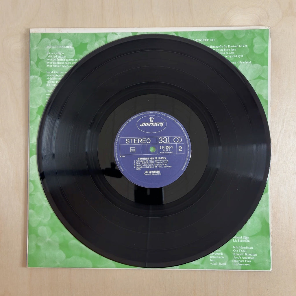 Lis Sørensen – Himmelen Ned På Jorden – record label