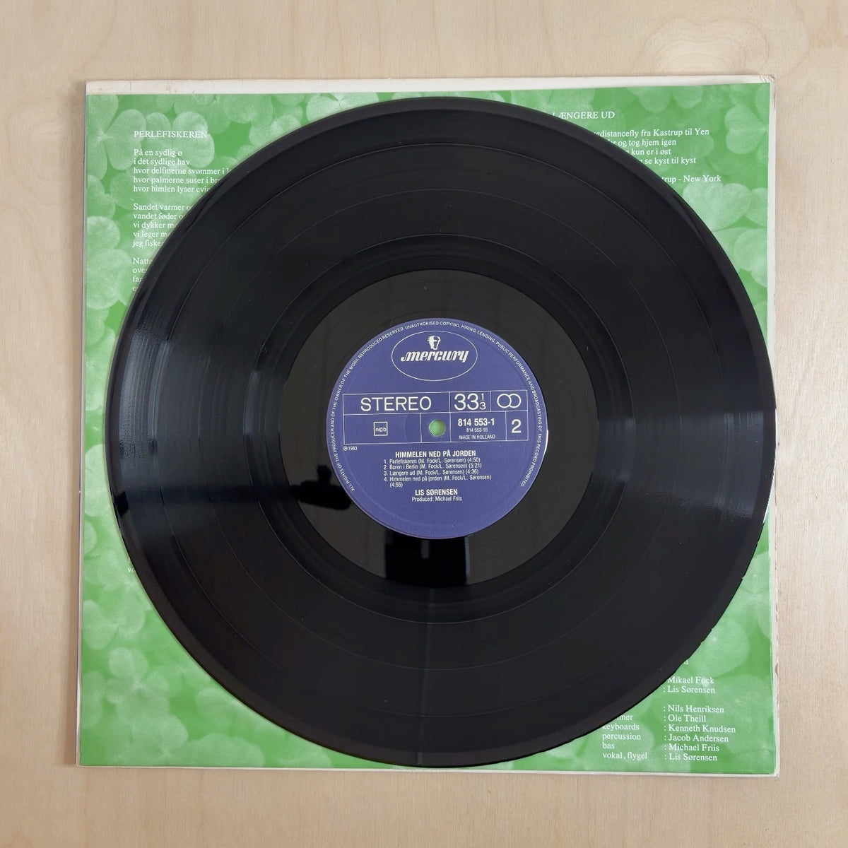 Lis Sørensen – Himmelen Ned På Jorden – record label