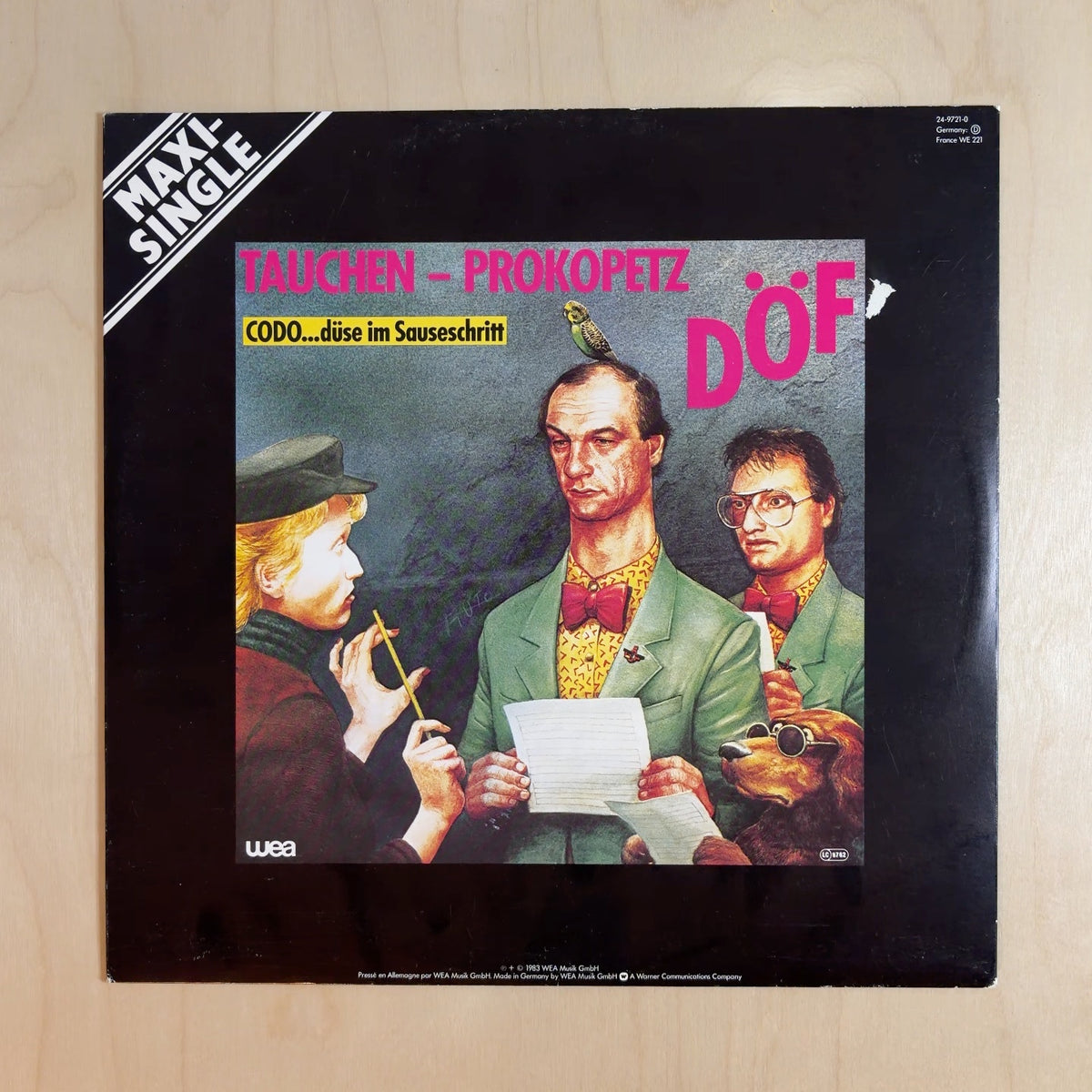 Tauchen-Prokopetz, DÖF – Codo (...Düse Im Sauseschritt) – back cover