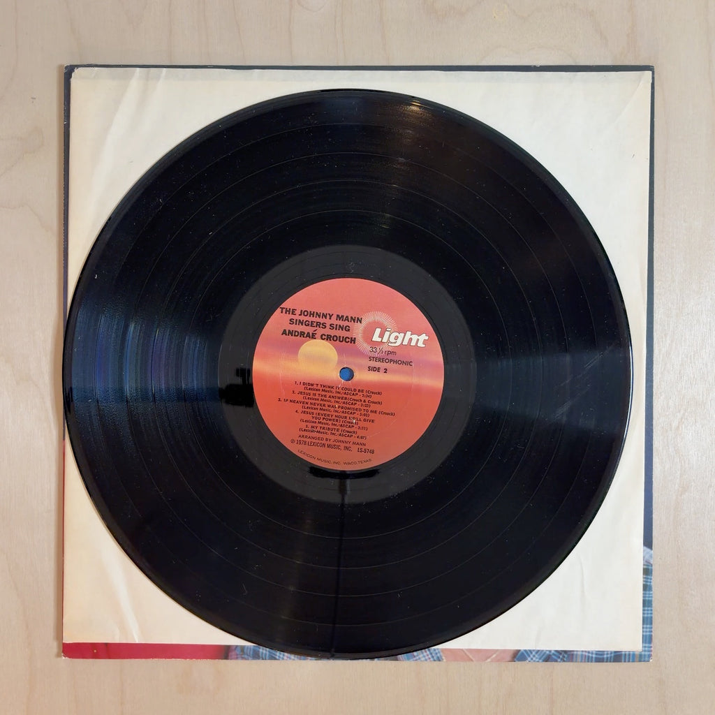 The Johnny Mann Singers – The Johnny Mann Singers Sing Andraé Crouch – record label