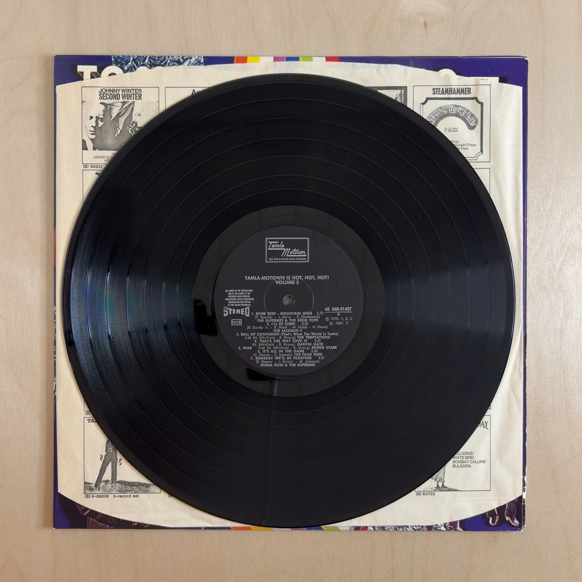 Various – Tamla-Motown Is Hot, Hot, Hot - Volume 2 – record label