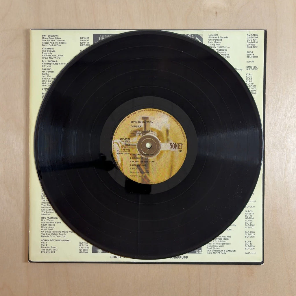 Rune Gustafsson – Himself (Plays Gilbert O'Sullivan) – record label