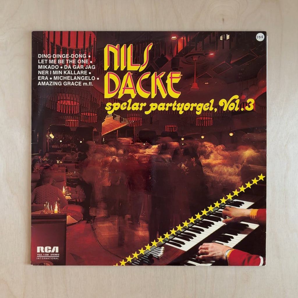 Nils Dacke – Nils Dacke Spelar Partyorgel Vol. 3 – front cover