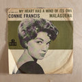 Connie Francis – Malaguena / My Heart Has A Mind Of Its Own – front cover