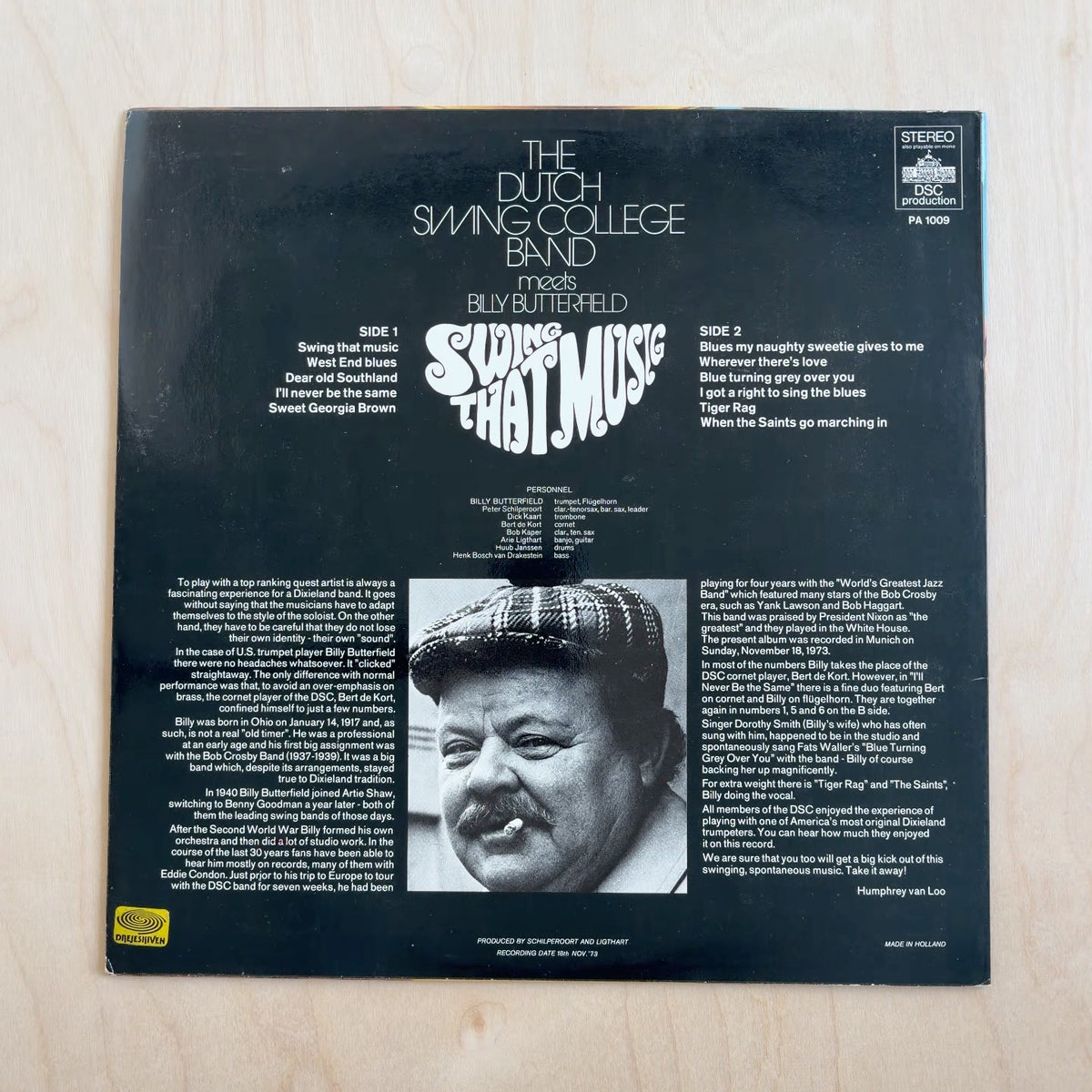The Dutch Swing College Band, Billy Butterfield – Swing That Music