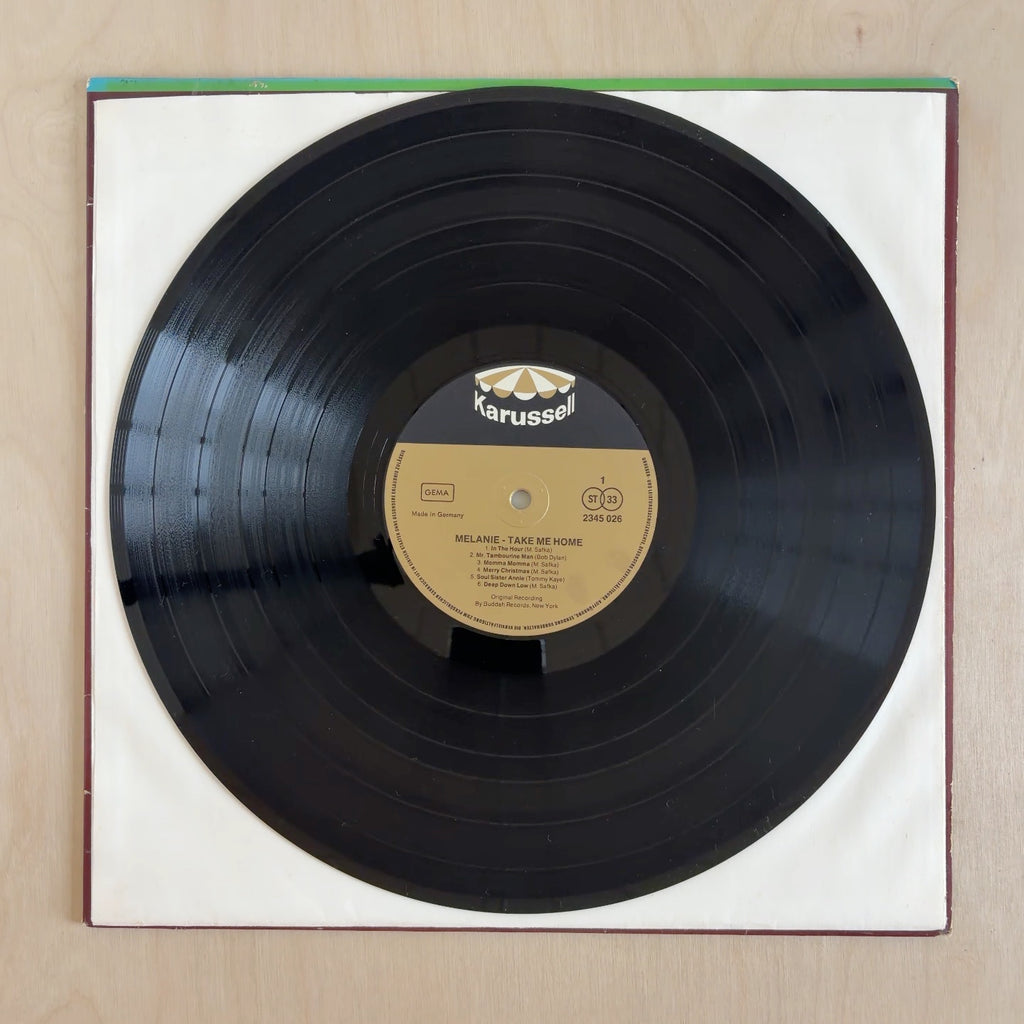 Melanie – Take Me Home – record label