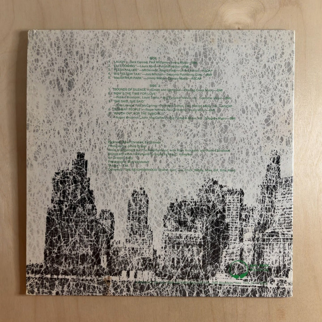 The Neighborhood – Debut – back cover