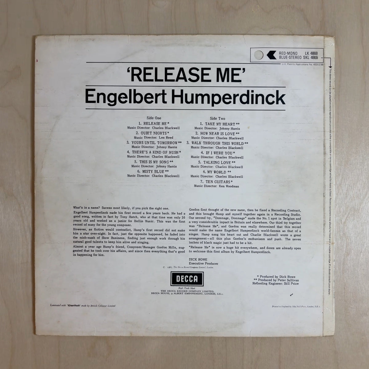 Engelbert Humperdinck – Release Me