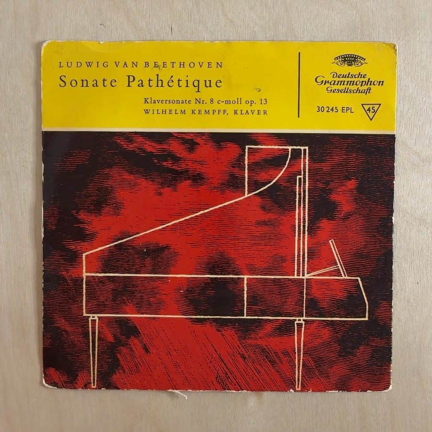 Ludwig van Beethoven, Wilhelm Kempff – Sonate Pathétique (Klaviersonate Nr. 8 C-moll Op. 13) – front cover