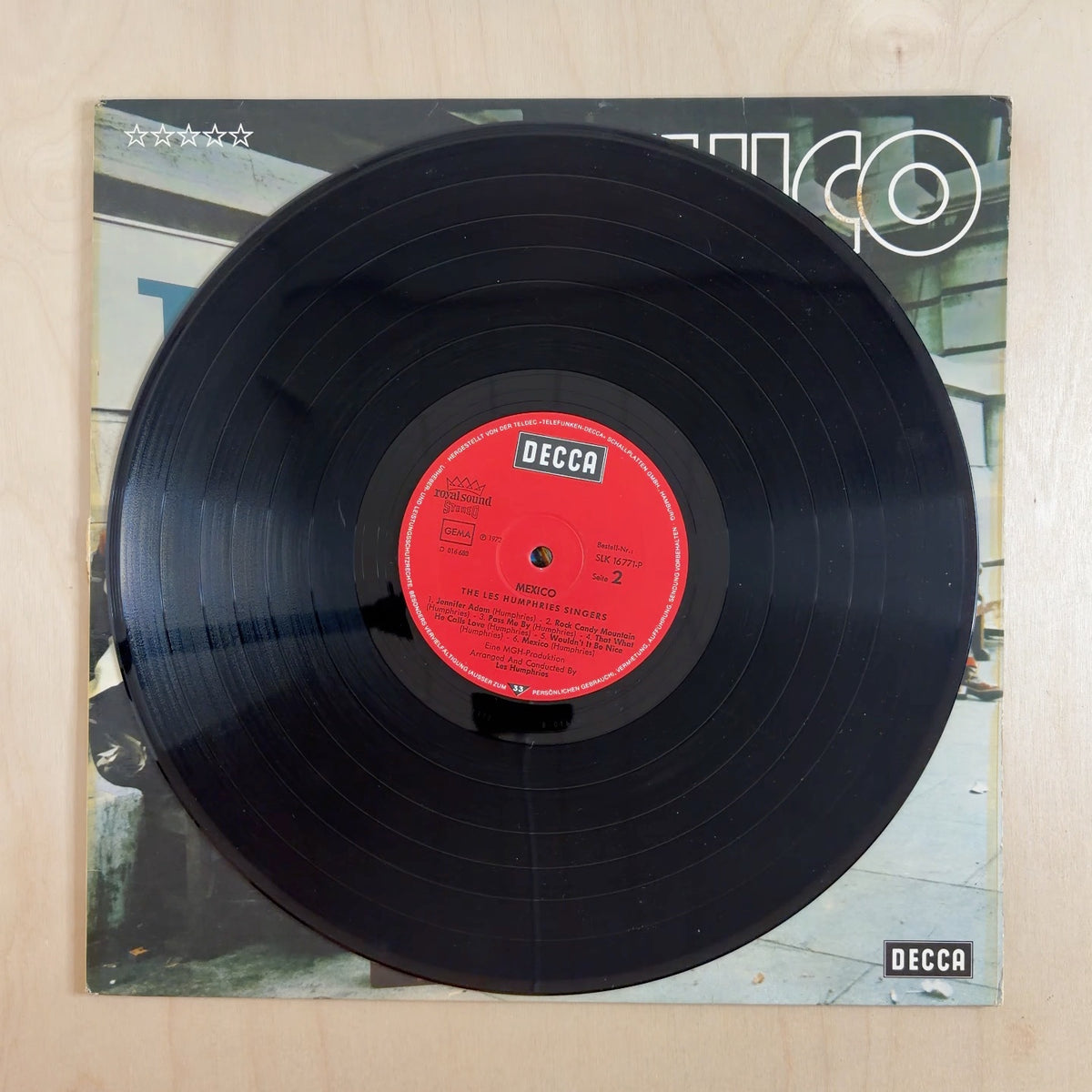 Les Humphries Singers – Mexico – record label