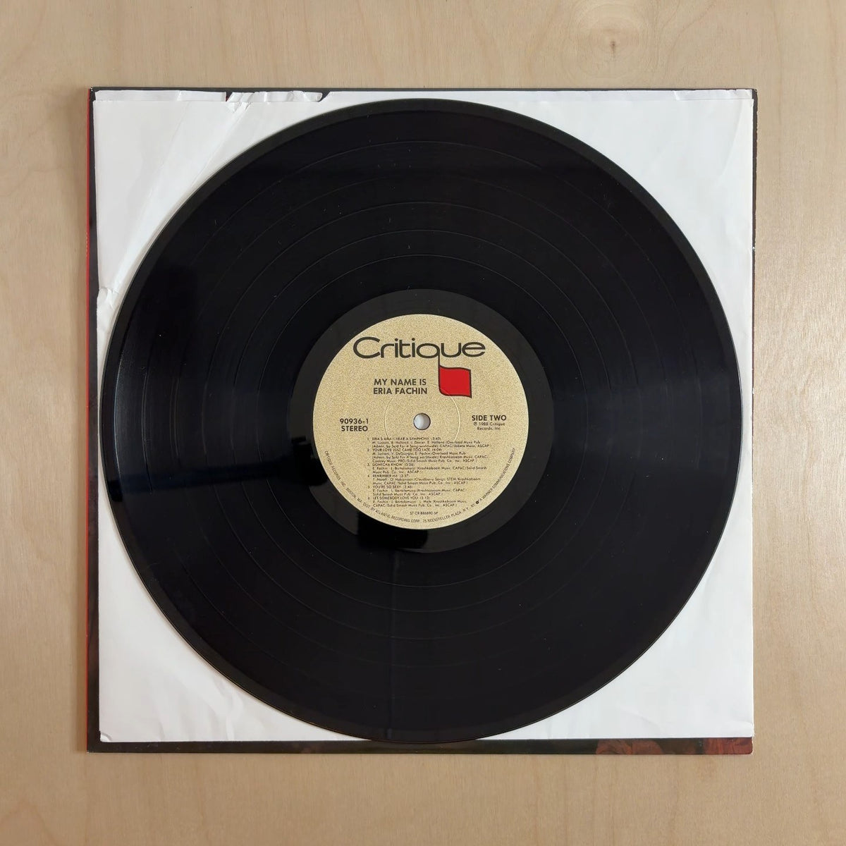 Eria Fachin – My Name Is Eria Fachin – record label