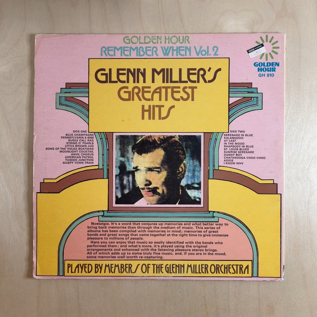 Members Of The Glenn Miller Orchestra – Remember When Vol.2 - Glenn Miller's Greatest Hits – back cover