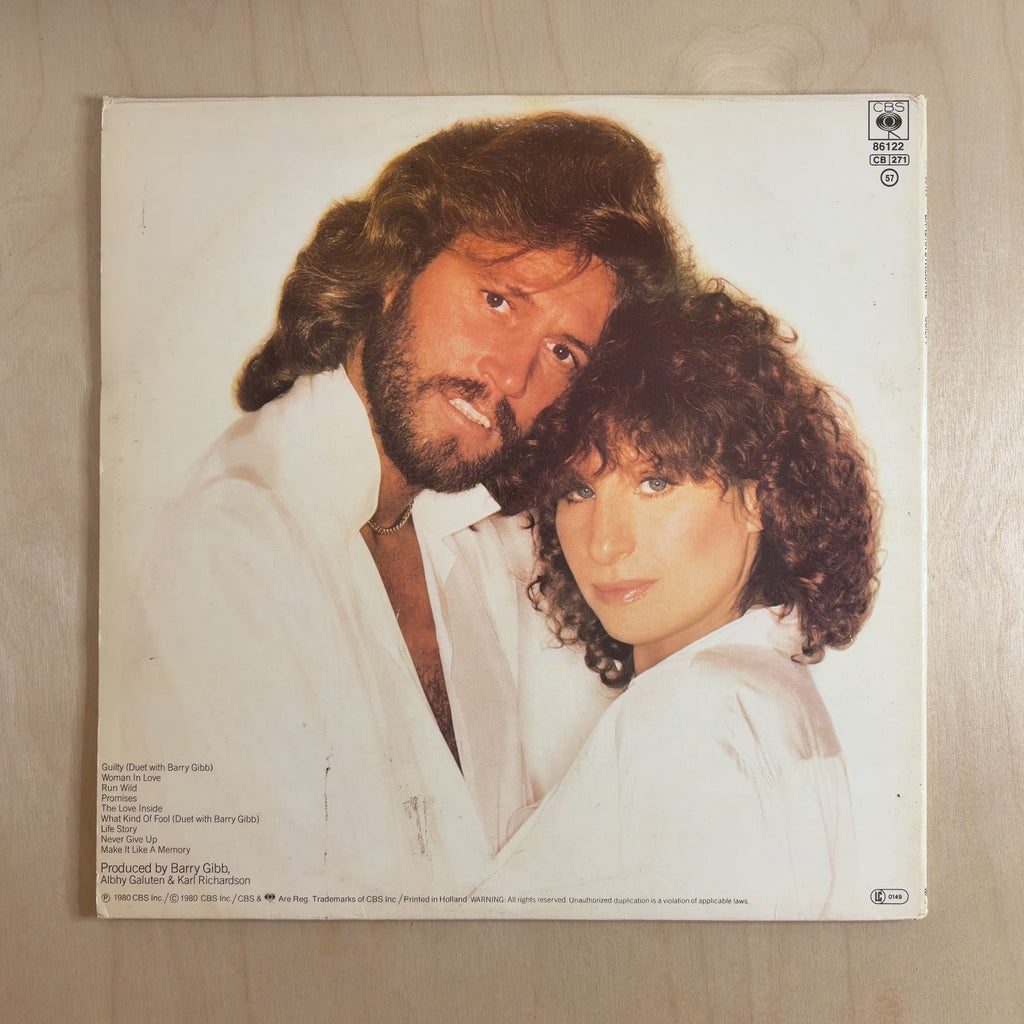 Barbra Streisand – Guilty – back cover