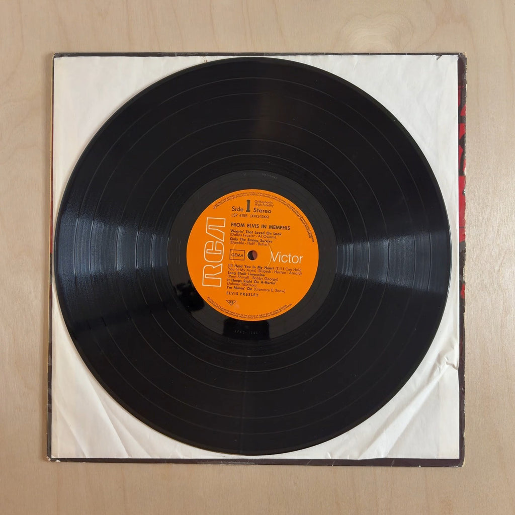 Elvis Presley – From Elvis In Memphis – record label