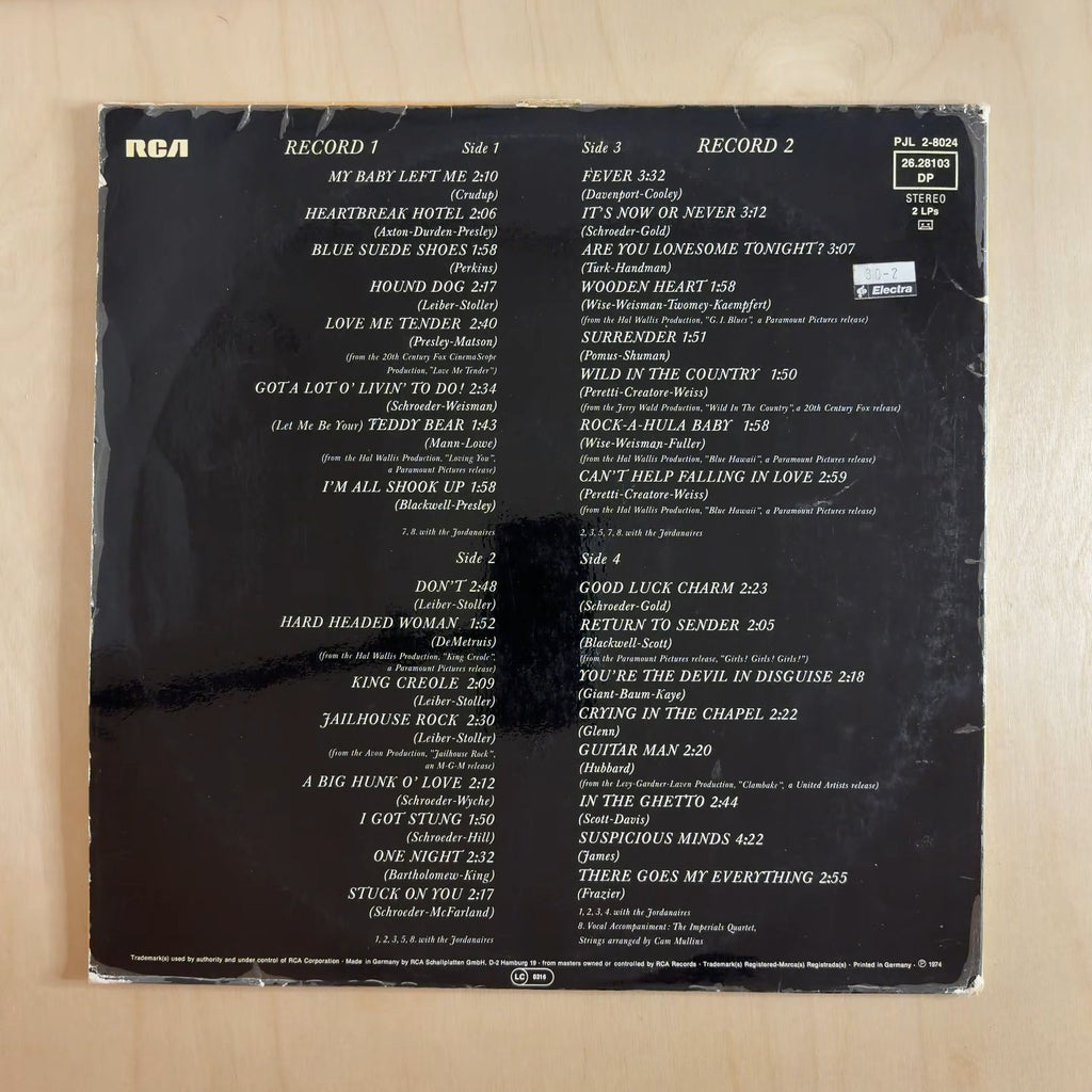 Elvis Presley – Elvis Forever (32 Hits) – back cover