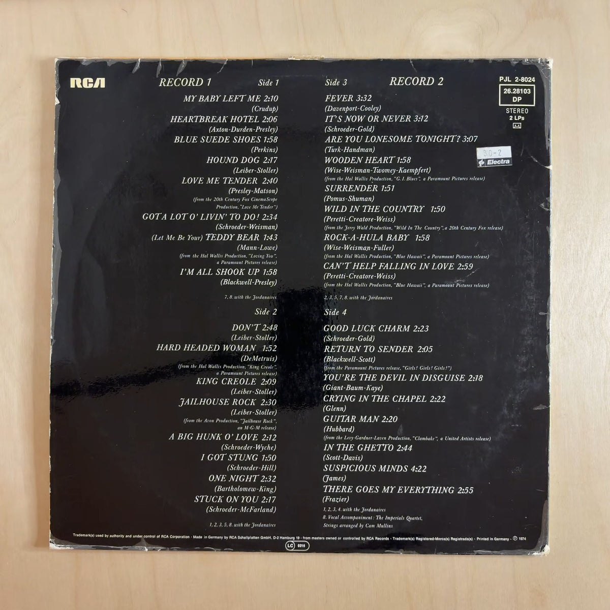 Elvis Presley – Elvis Forever (32 Hits) – back cover