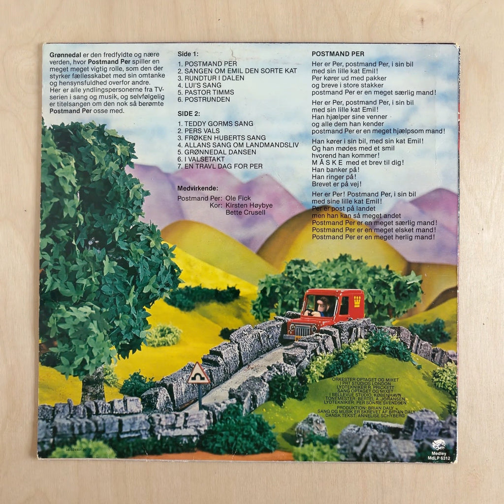 Postman Pat – Alle Sangene Og Musikken Fra Børne TV-Serien – back cover