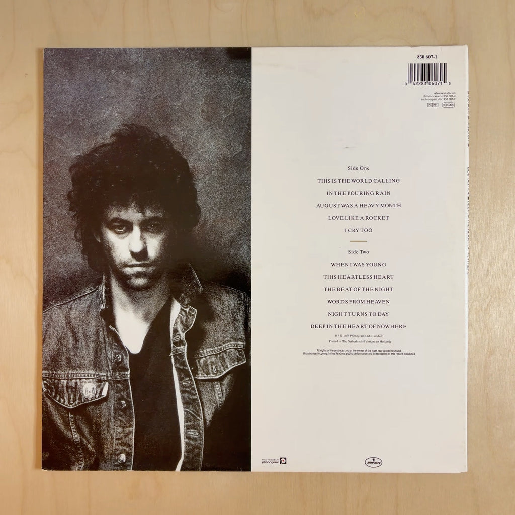Bob Geldof – Deep In The Heart Of Nowhere – back cover