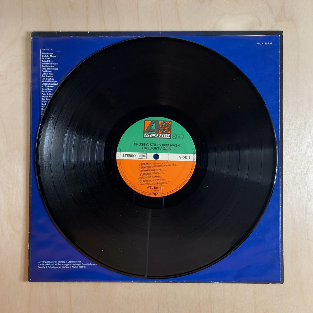 Crosby, Stills & Nash – Daylight Again – record label
