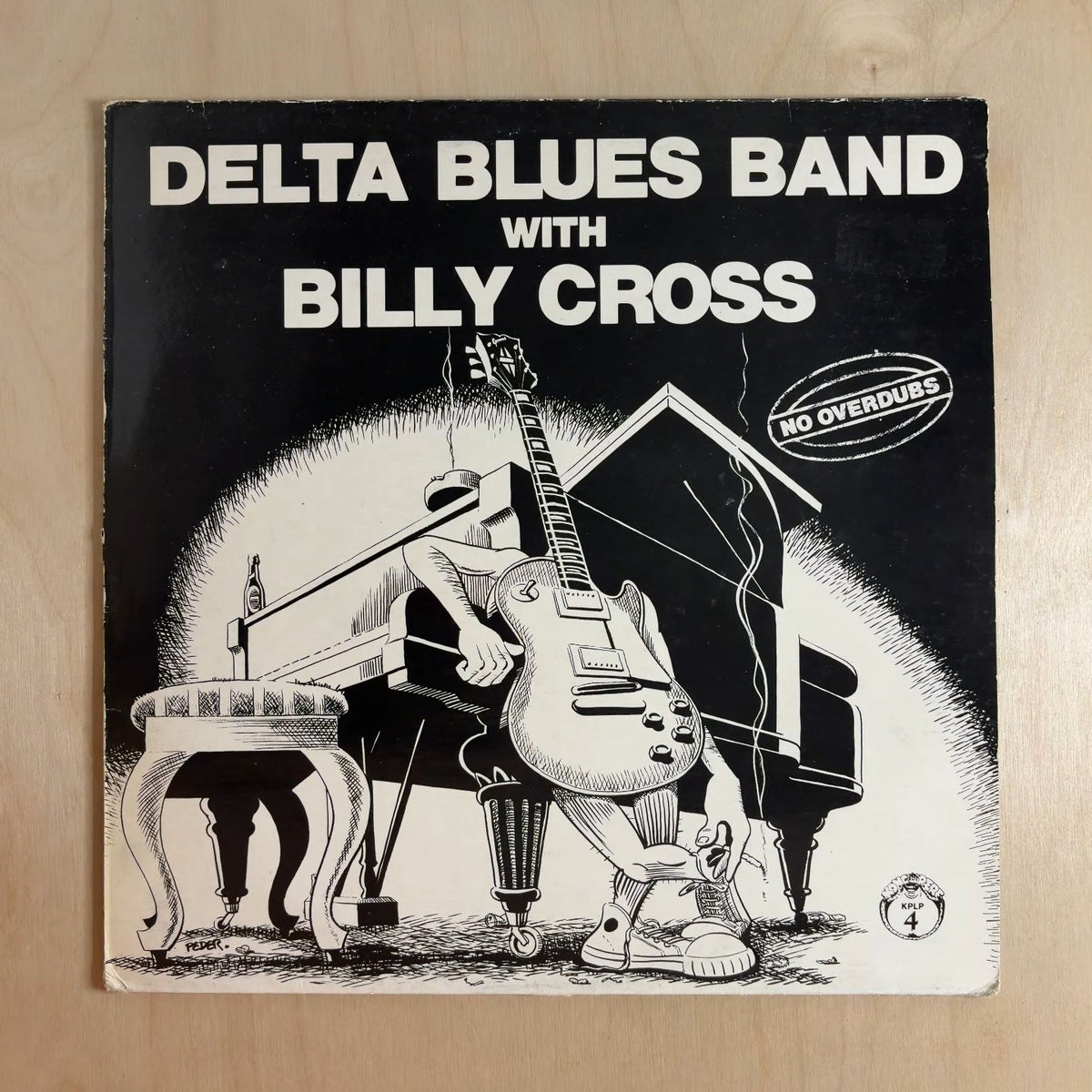 Delta Blues Band, Billy Cross – No Overdubs – front cover
